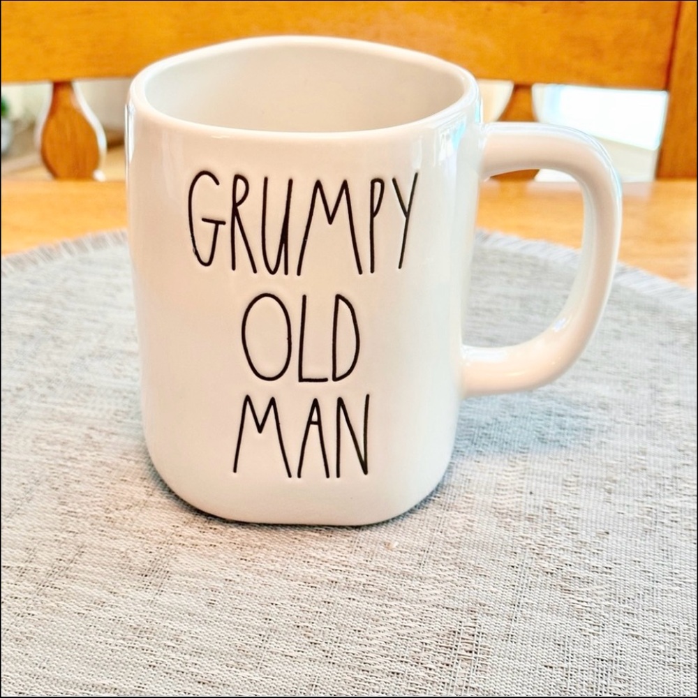 Rae Dunn GRUMPY OLD MAN Ceramic Coffee Mug BRAND NEW!!